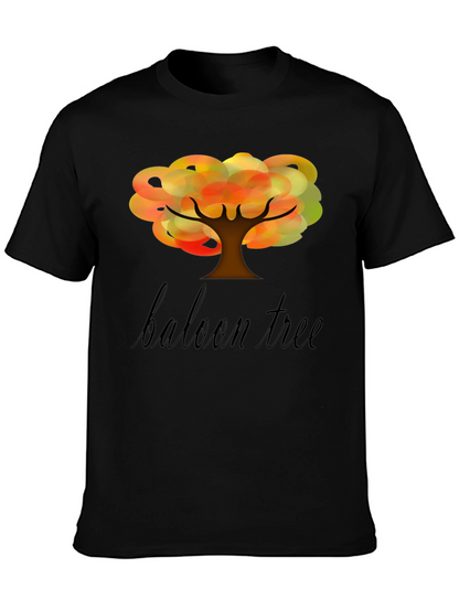 Balloon Tree Graphic Tee - Unique Design
