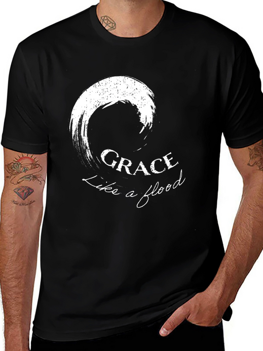 Grace Like A Flood Black T-Shirt