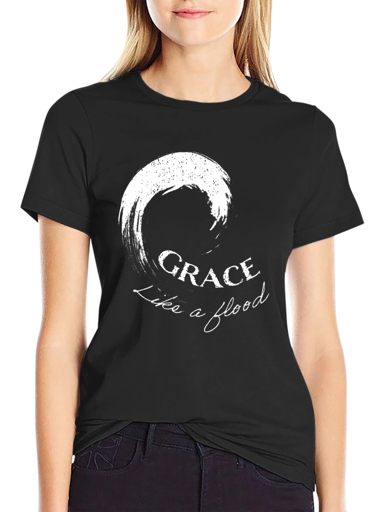 Grace Like A Flood Black T-Shirt