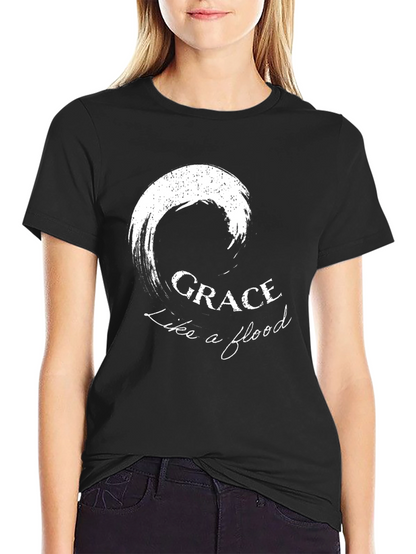 Grace Like A Flood Black T-Shirt