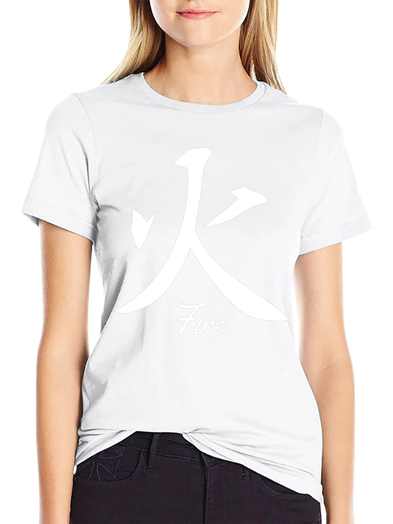 Fire Kanji Graphic T-Shirt