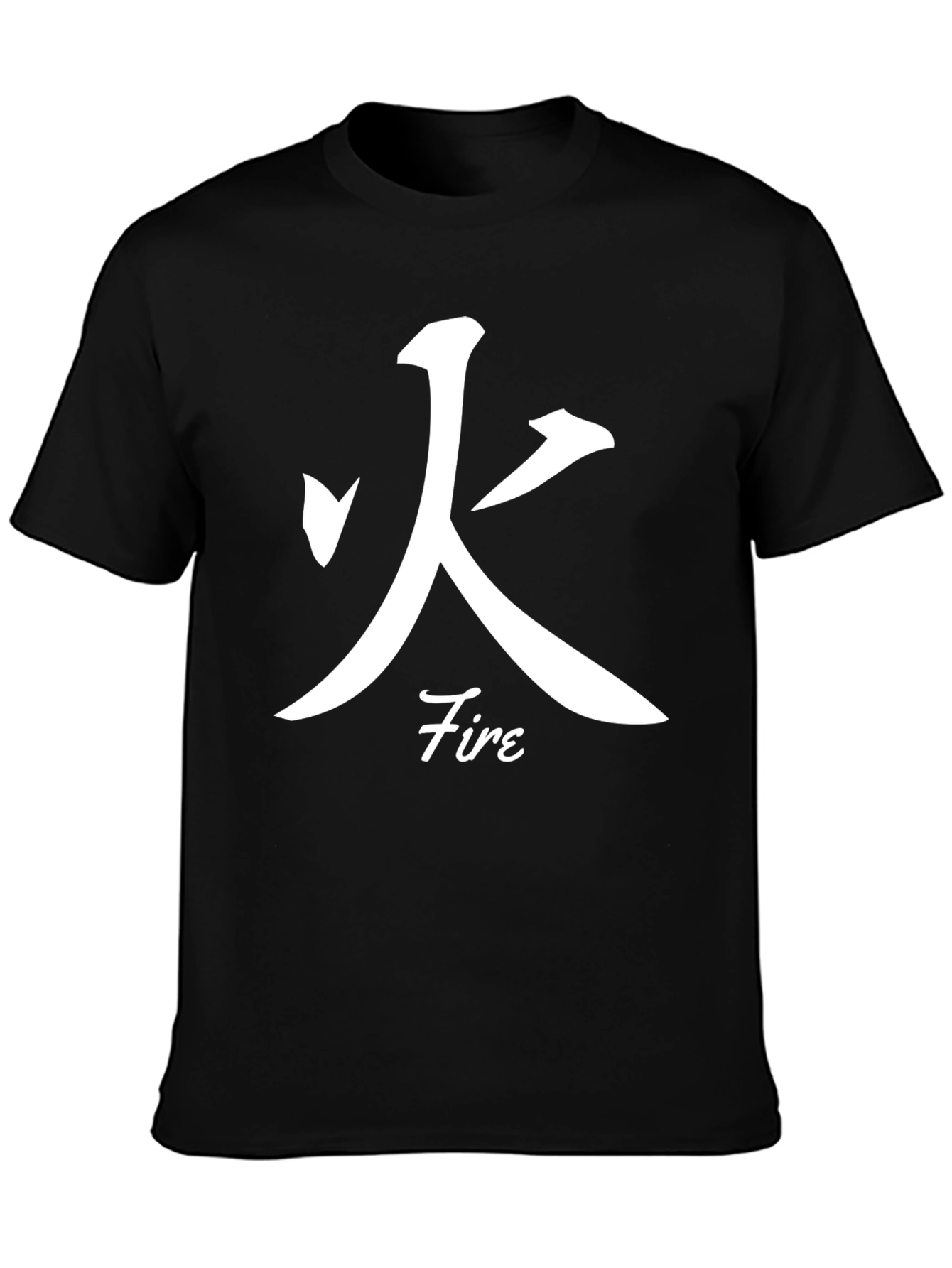 Fire Kanji Graphic T-Shirt