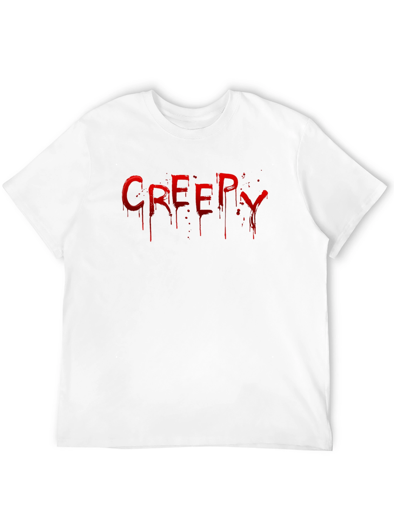 Creepy Drip Graphic T-Shirt - Black