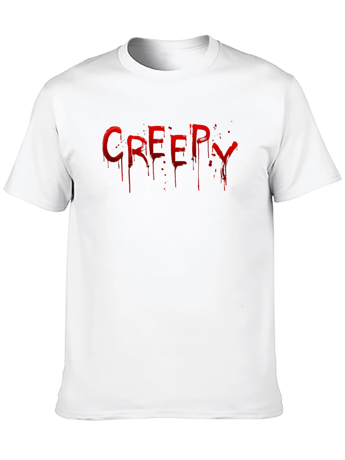 Creepy Drip Graphic T-Shirt - Black