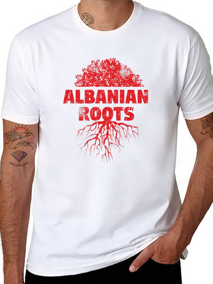 Albanian Roots Graphic Tee - Black