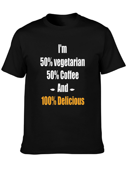 Funny Vegetarian Coffee Delicious T-Shirt