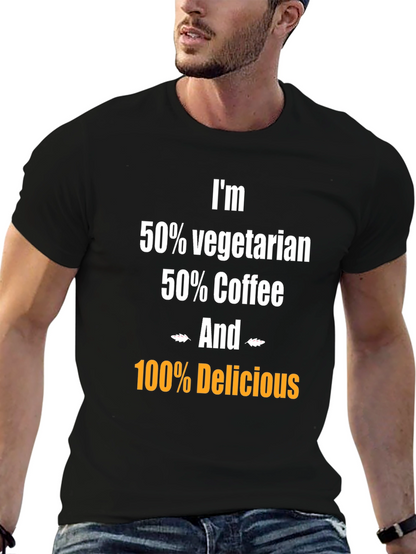 Funny Vegetarian Coffee Delicious T-Shirt