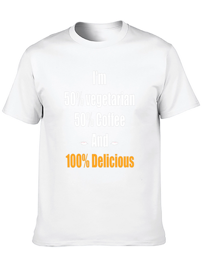 Funny Vegetarian Coffee Delicious T-Shirt