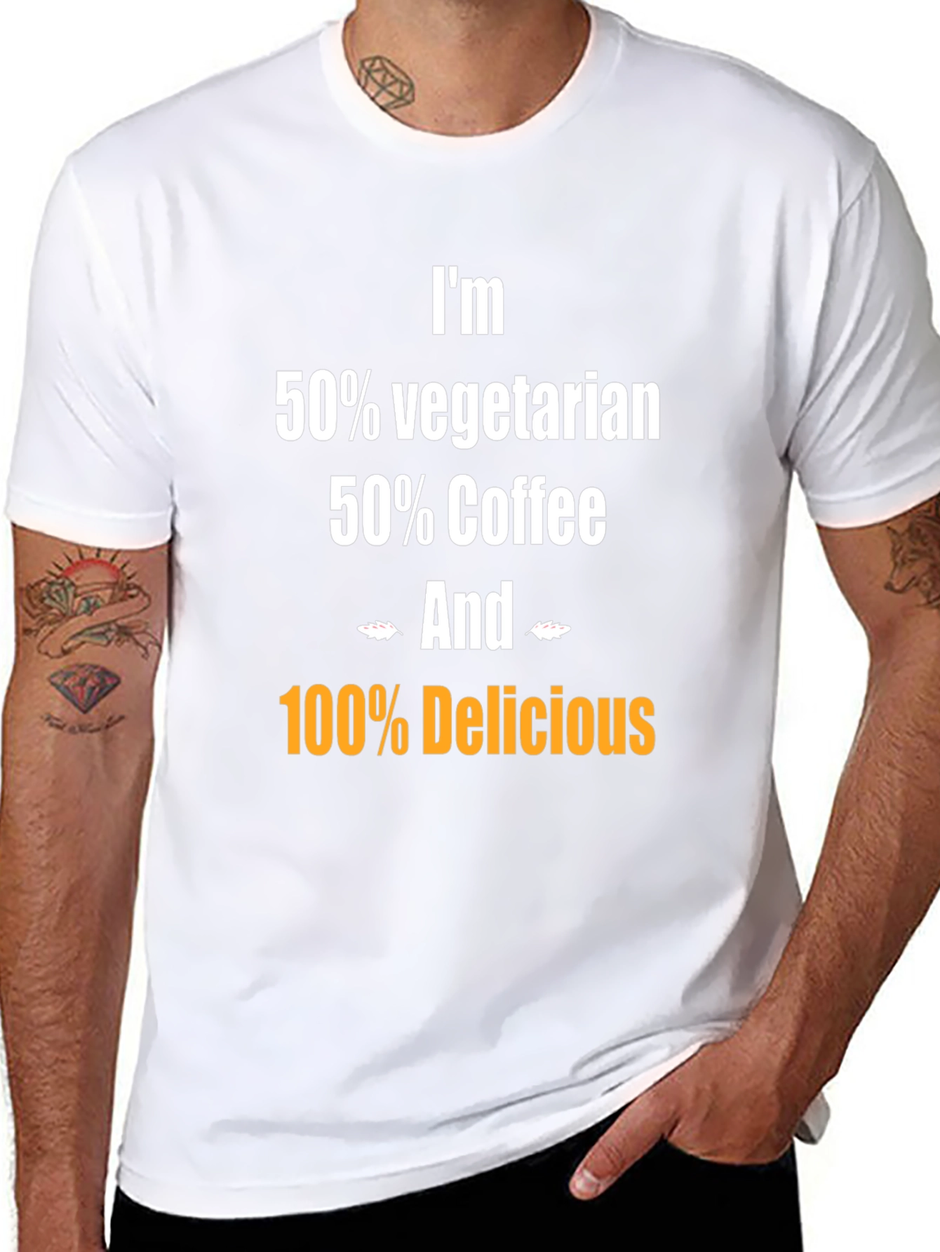 Funny Vegetarian Coffee Delicious T-Shirt