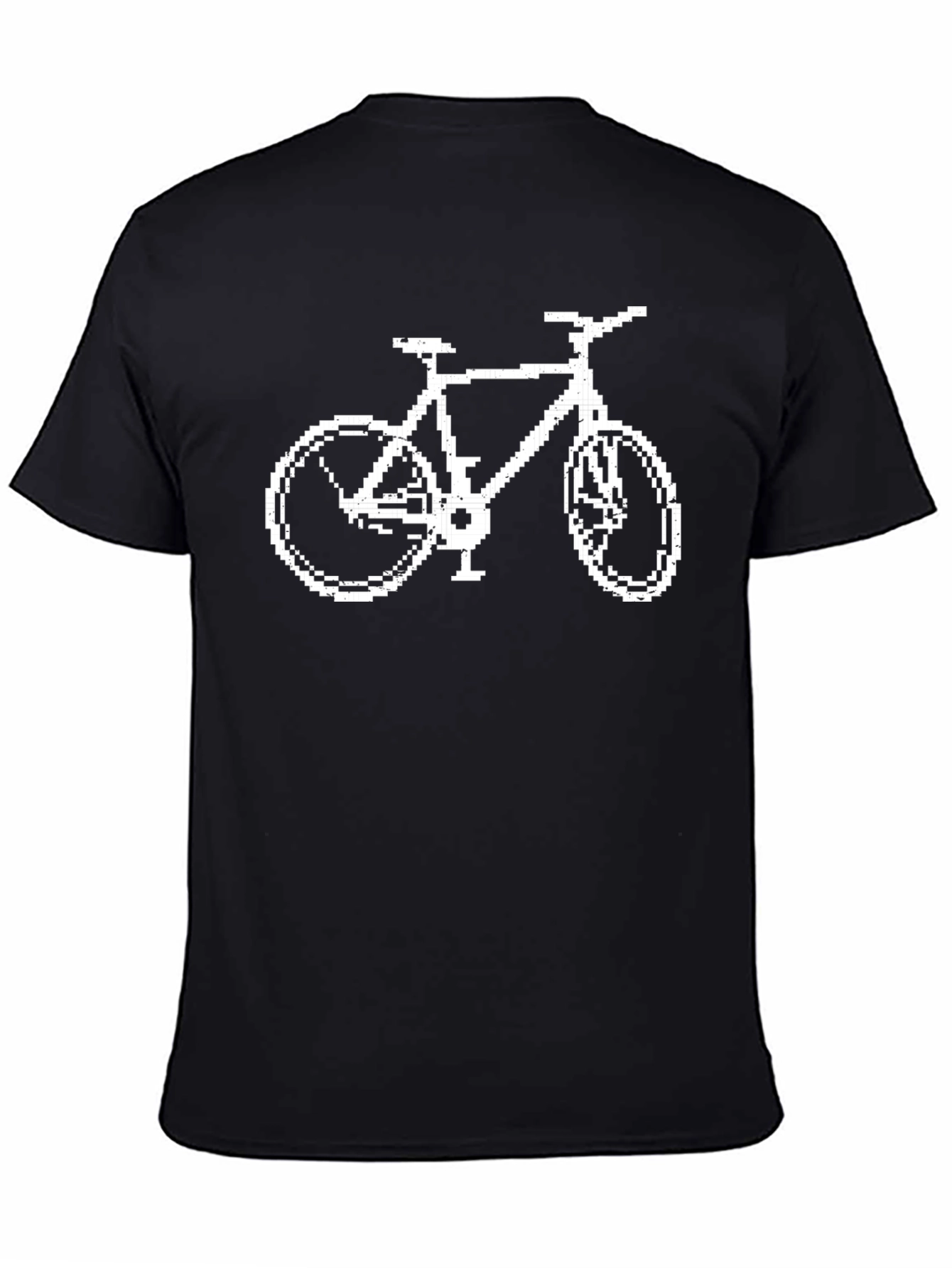 Pixel Bike Graphic T-Shirt - Cool Retro Design