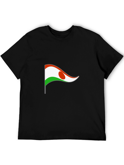 Niger Flag T-Shirt - Black Graphic Tee