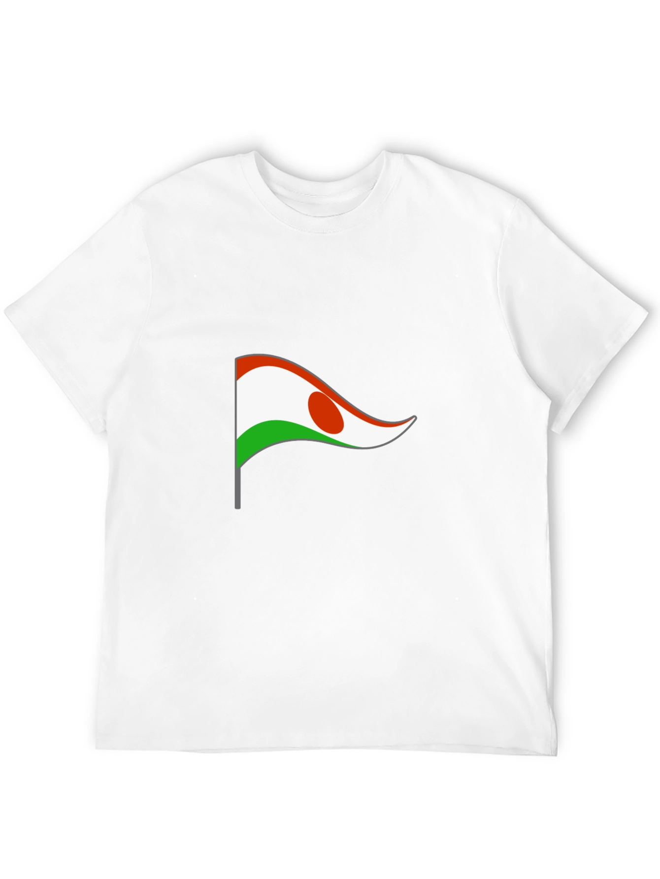 Niger Flag T-Shirt - Black Graphic Tee