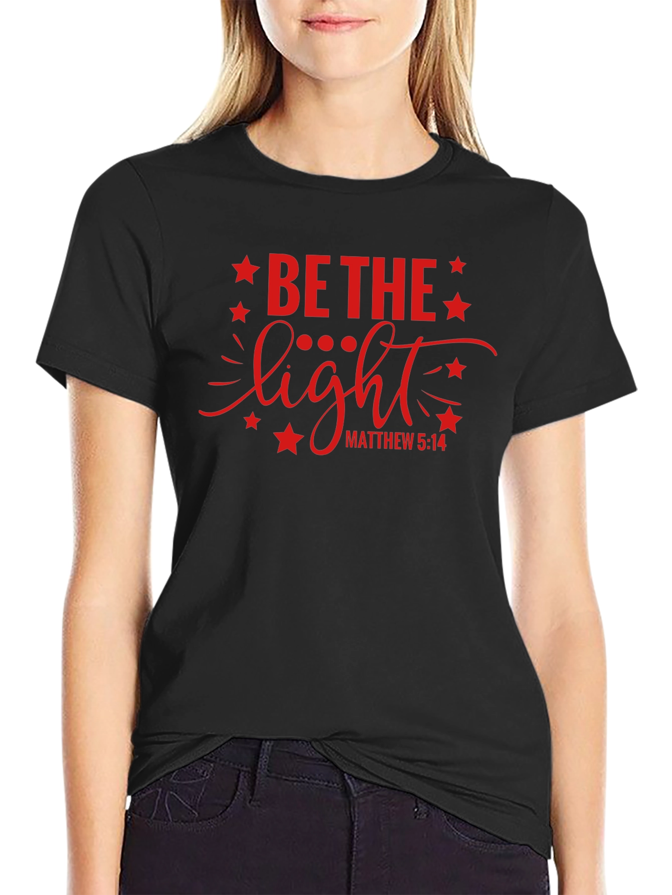 Be The Light Graphic T-Shirt Christian Apparel