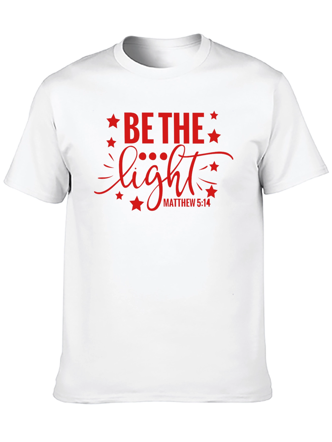 Be The Light Graphic T-Shirt Christian Apparel