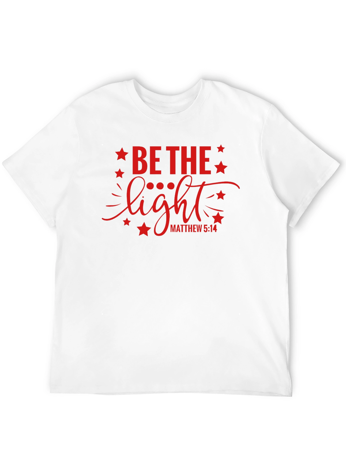 Be The Light Graphic T-Shirt Christian Apparel
