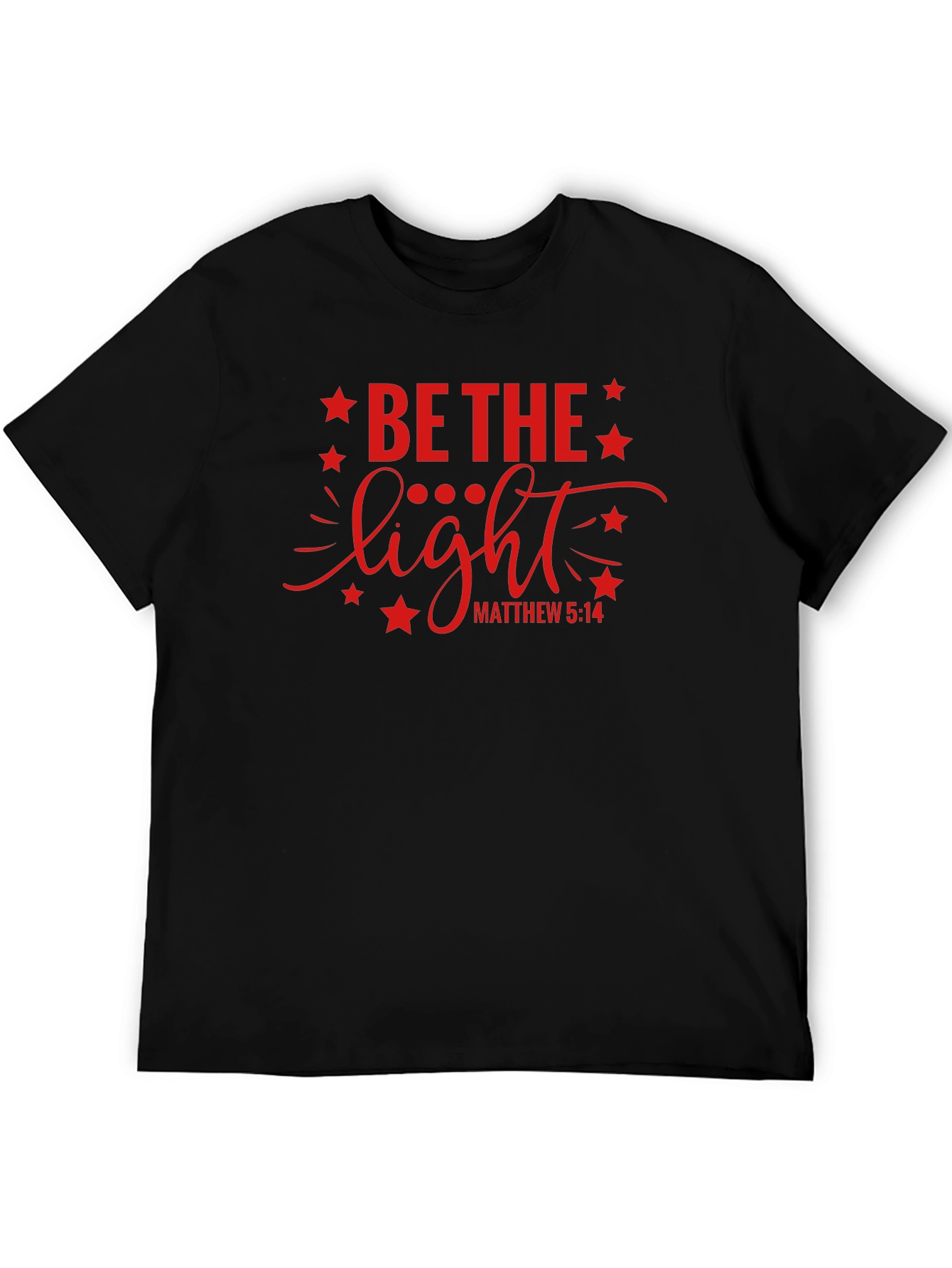 Be The Light Graphic T-Shirt Christian Apparel