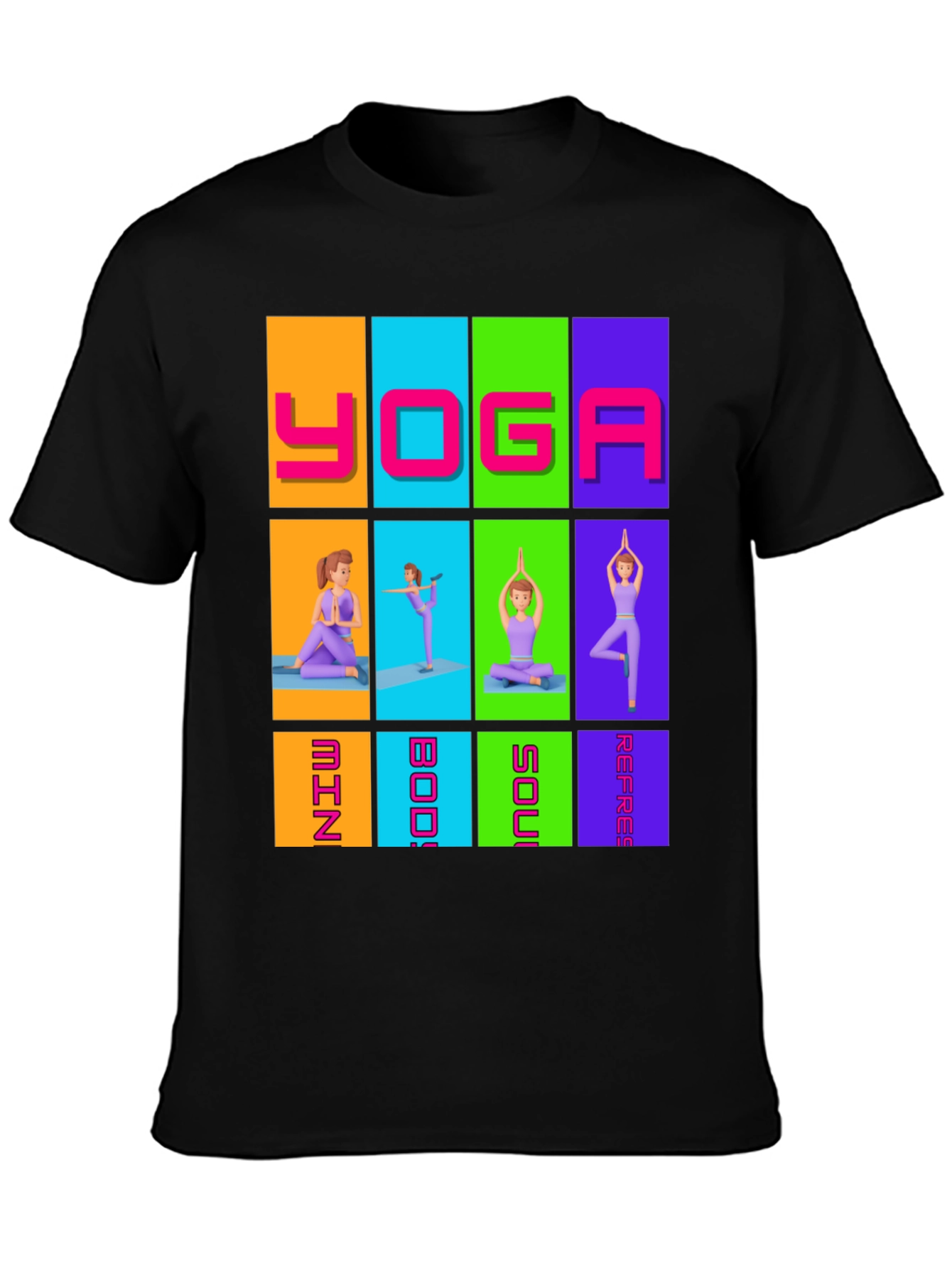 Yoga Mind Body Soul T-Shirt