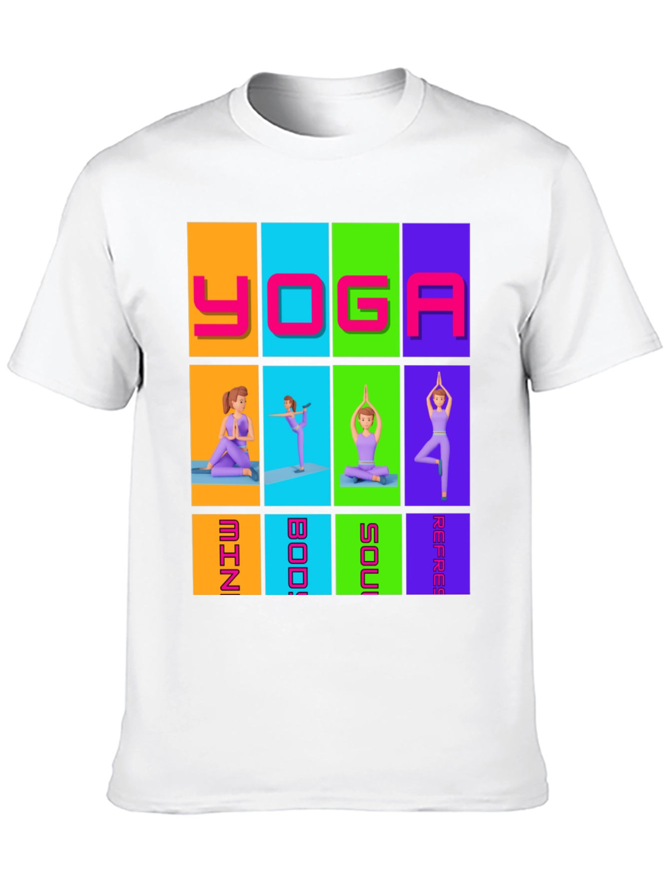 Yoga Mind Body Soul T-Shirt