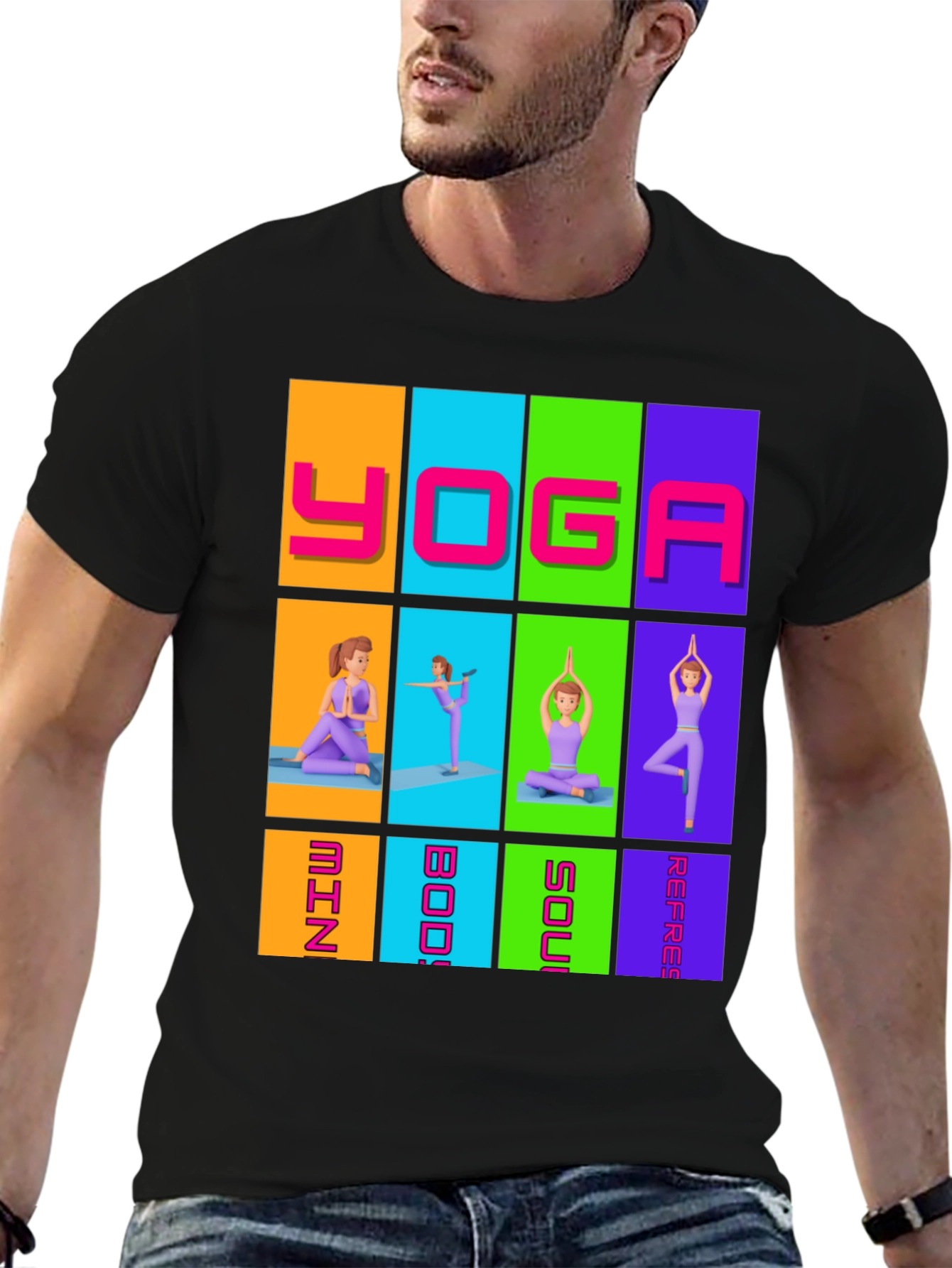 Yoga Mind Body Soul T-Shirt