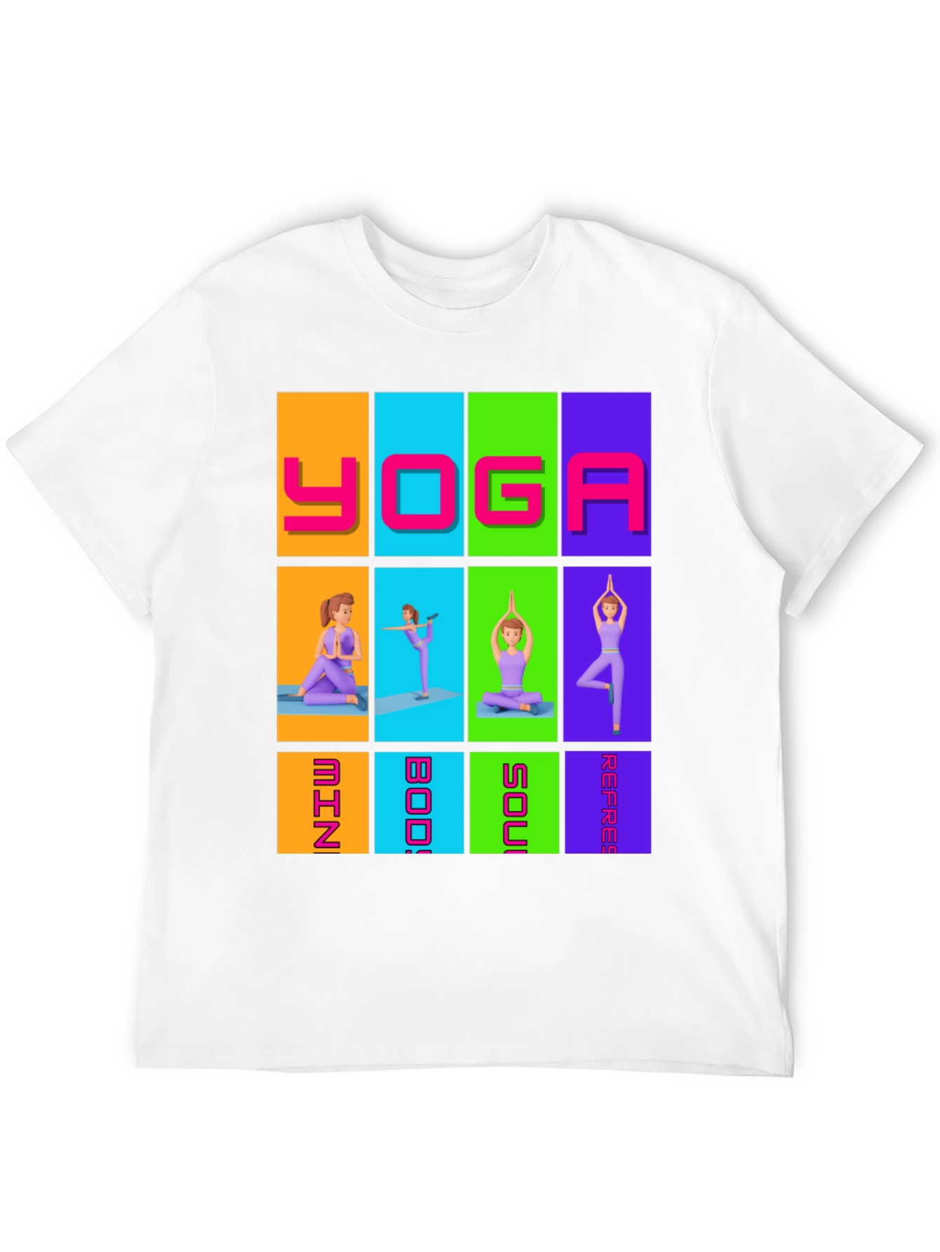 Yoga Mind Body Soul T-Shirt
