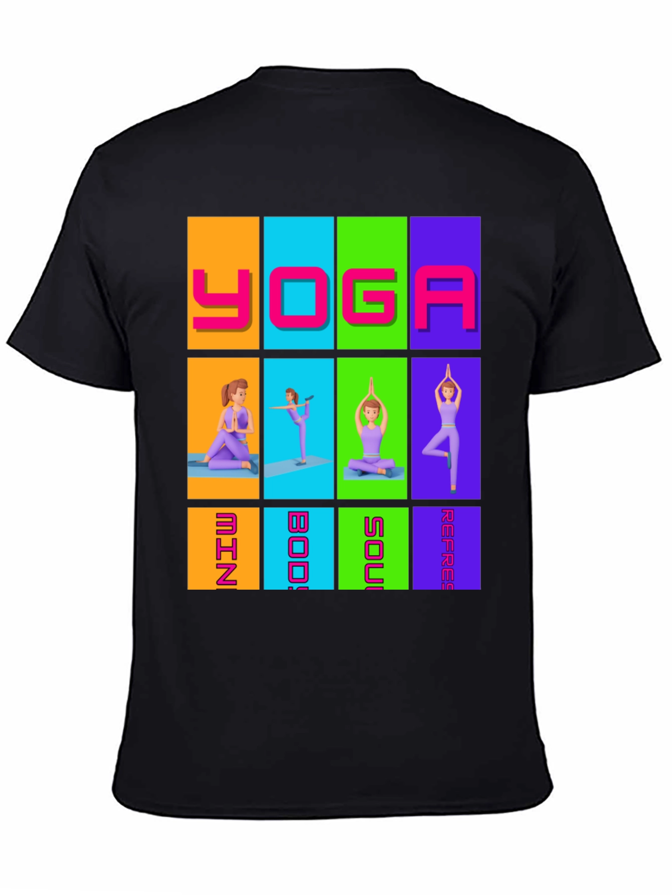 Yoga Mind Body Soul T-Shirt