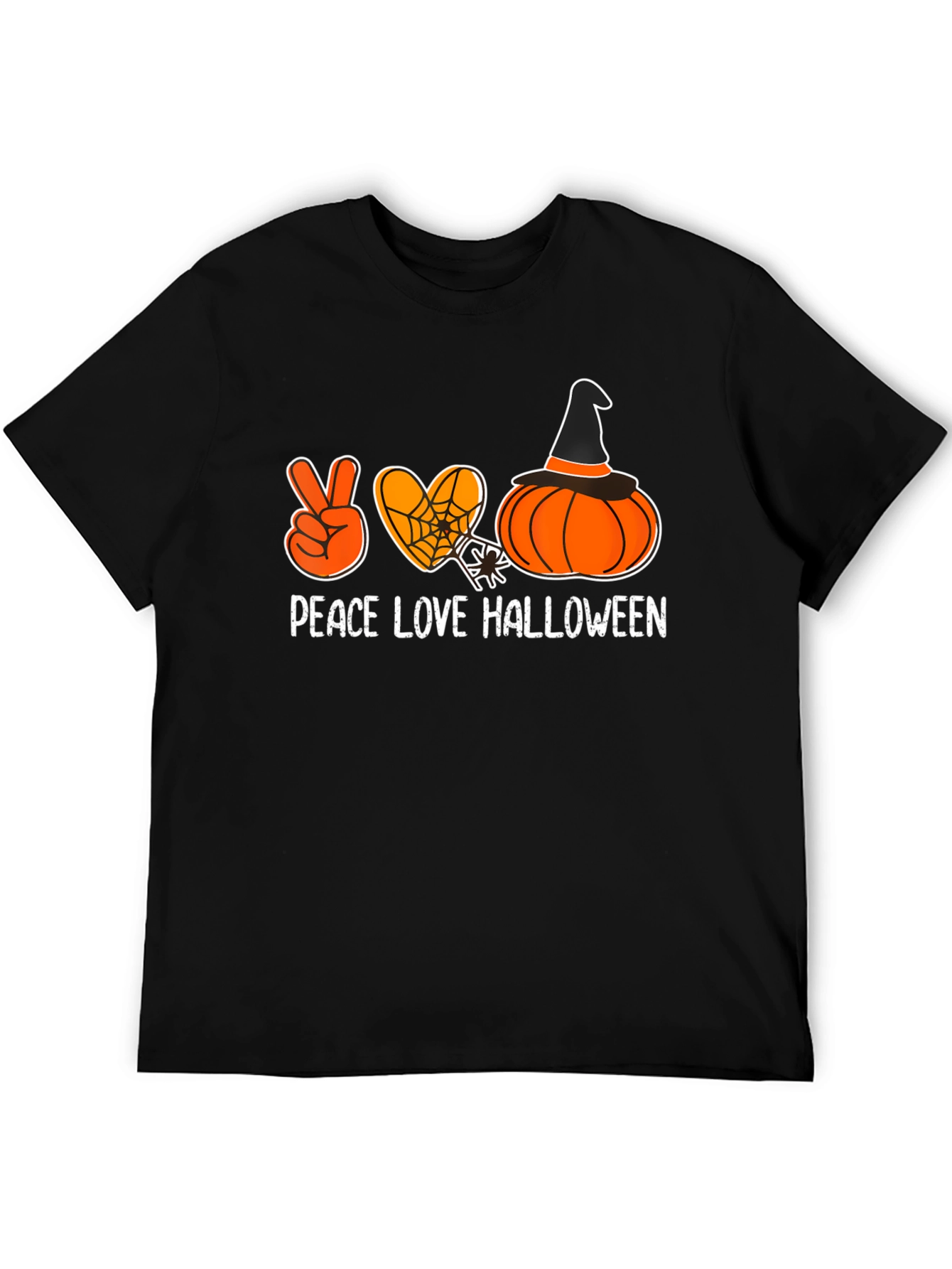 Peace Love Halloween Graphic Tee