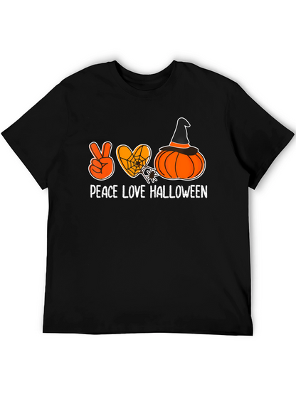Peace Love Halloween Graphic Tee