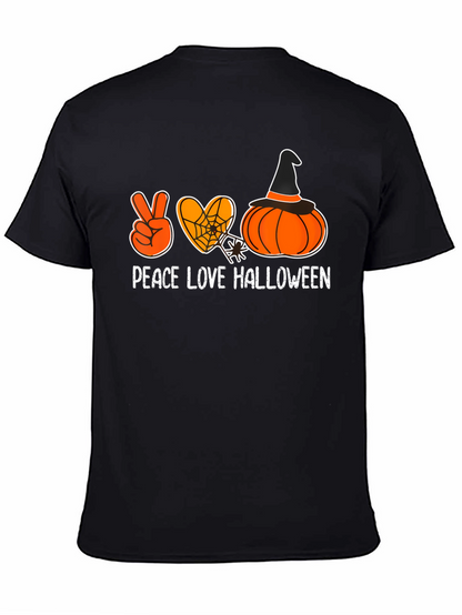 Peace Love Halloween Graphic Tee