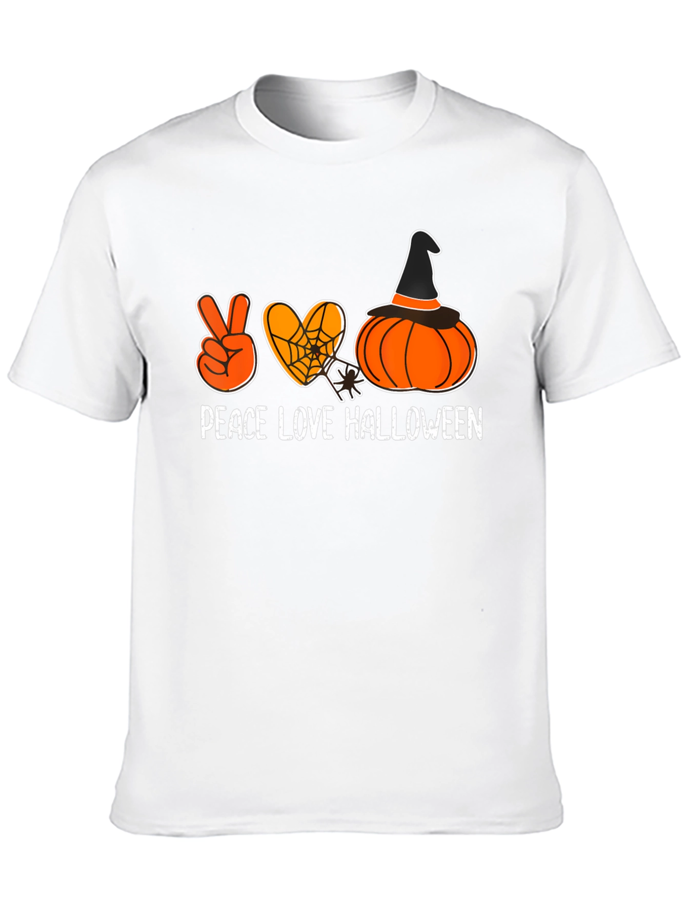 Peace Love Halloween Graphic Tee