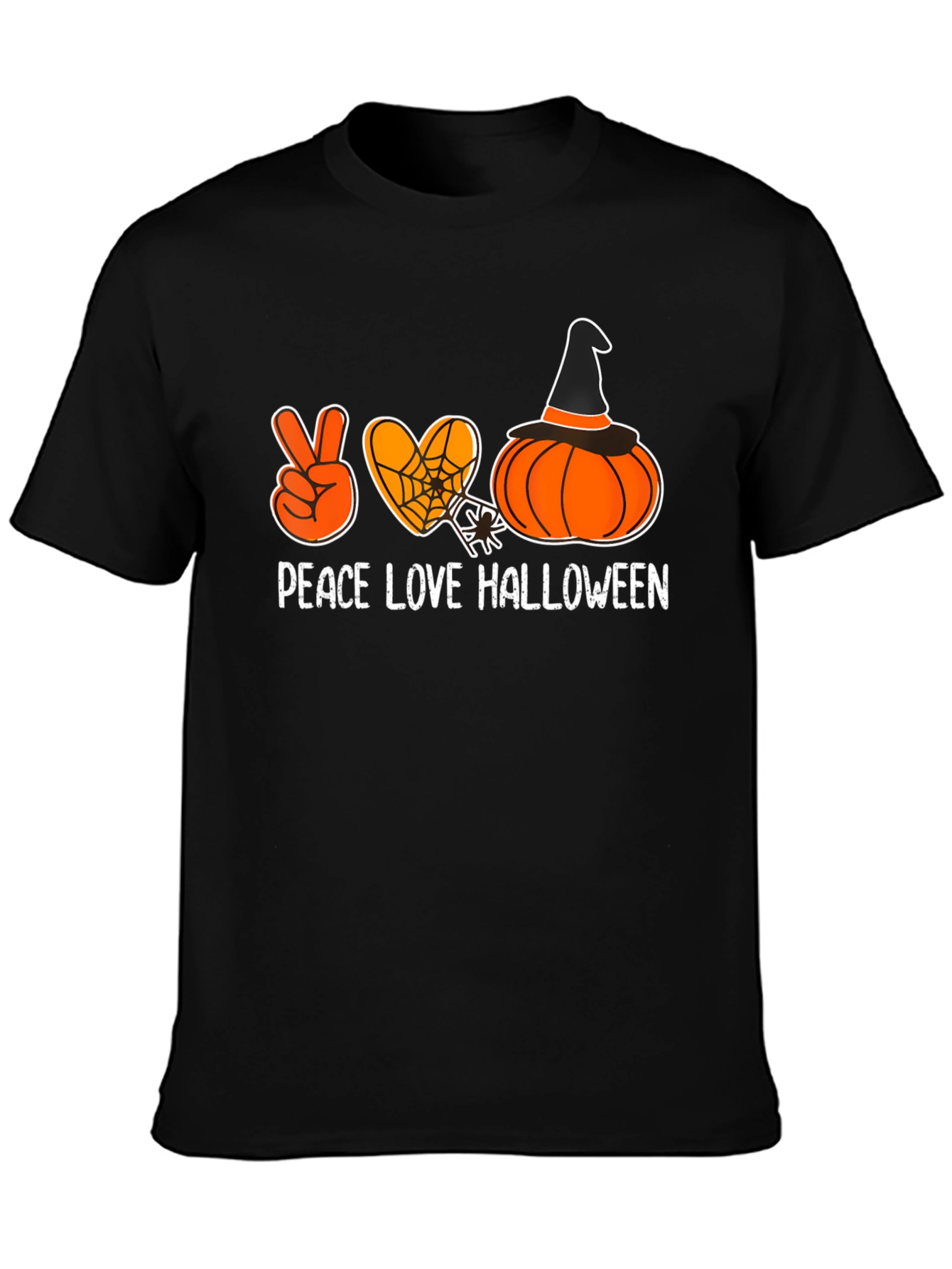 Peace Love Halloween Graphic Tee