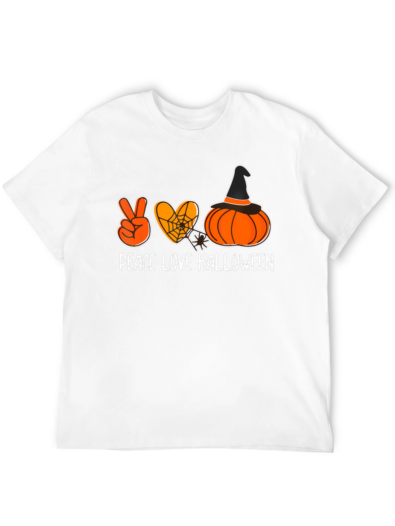 Peace Love Halloween Graphic Tee