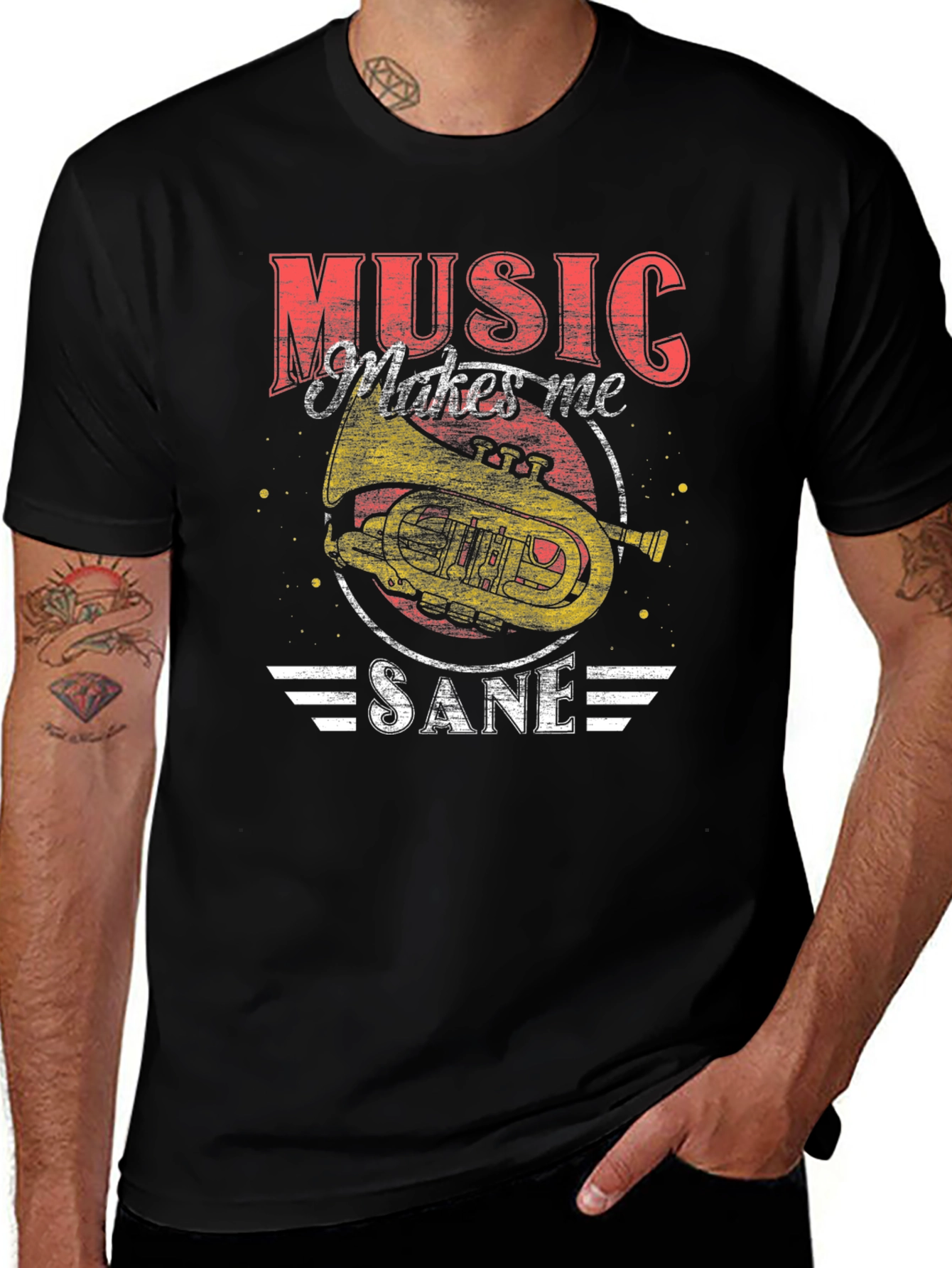 Music Makes Me Sane T-Shirt