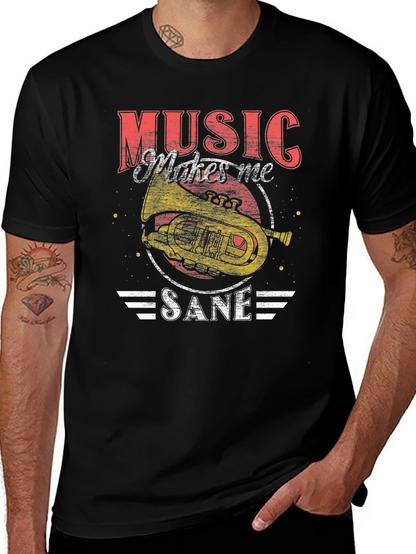 Music Makes Me Sane T-Shirt