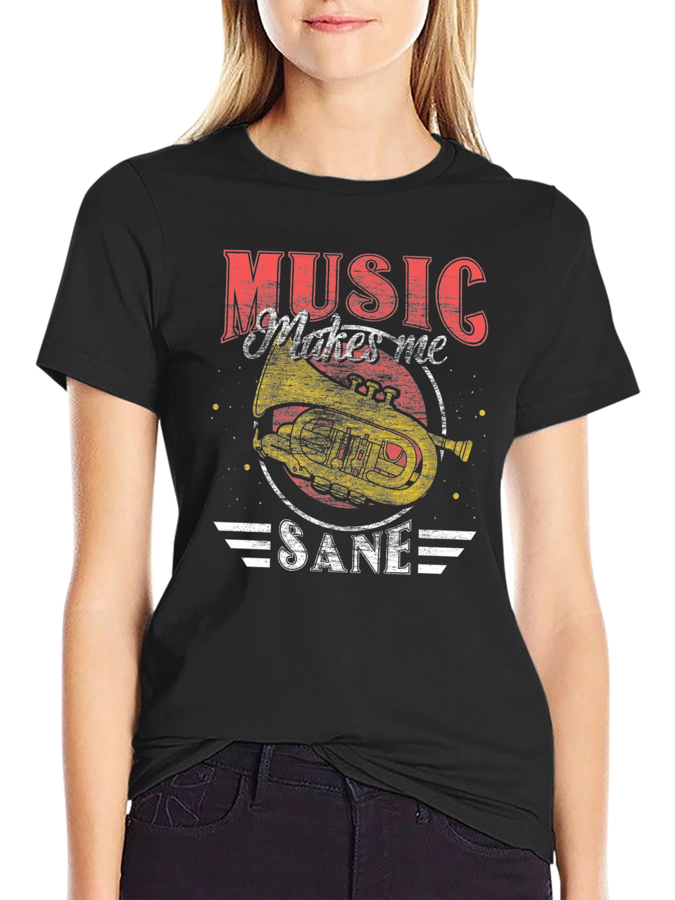 Music Makes Me Sane T-Shirt