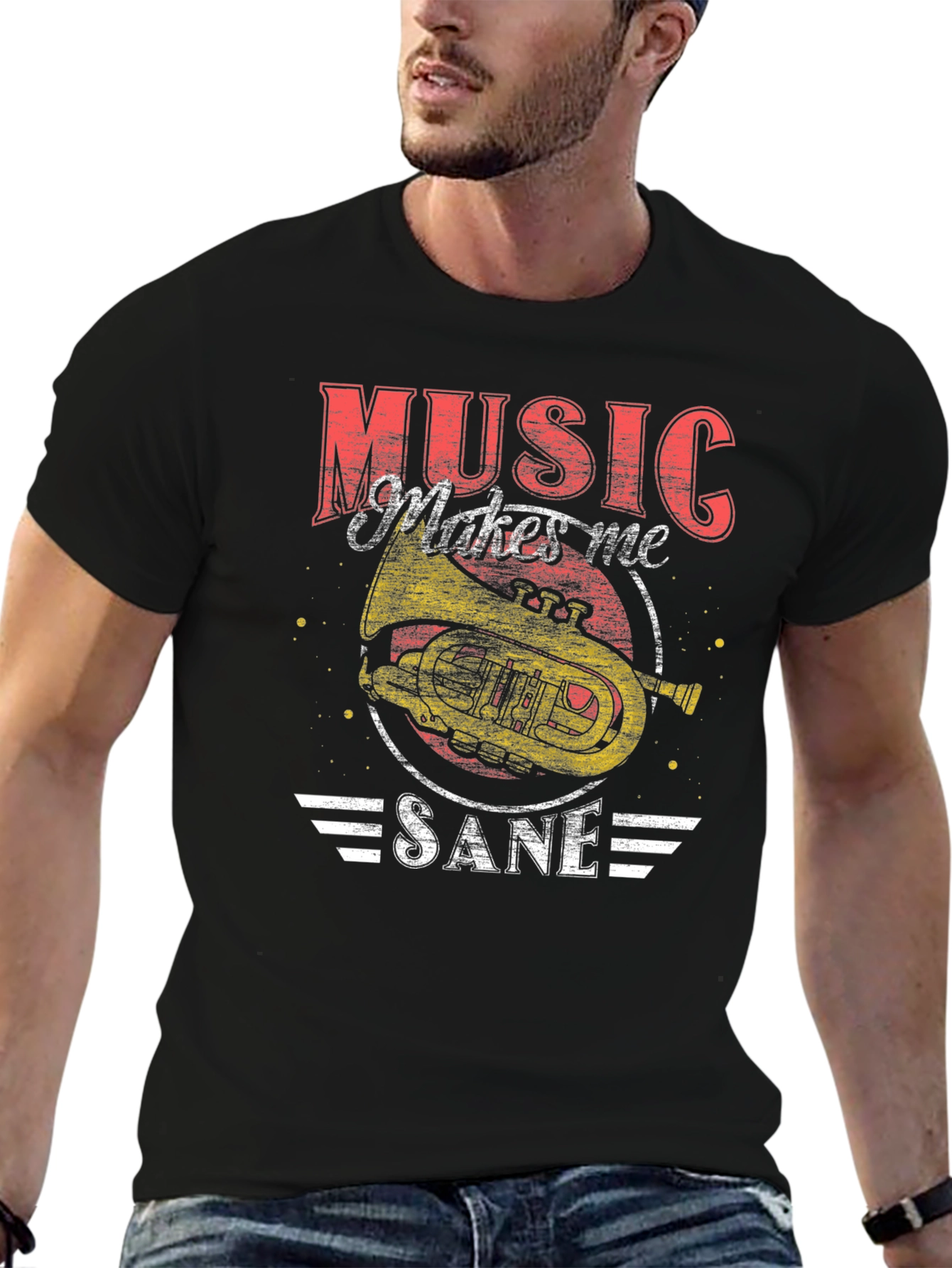 Music Makes Me Sane T-Shirt