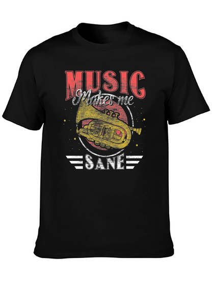 Music Makes Me Sane T-Shirt