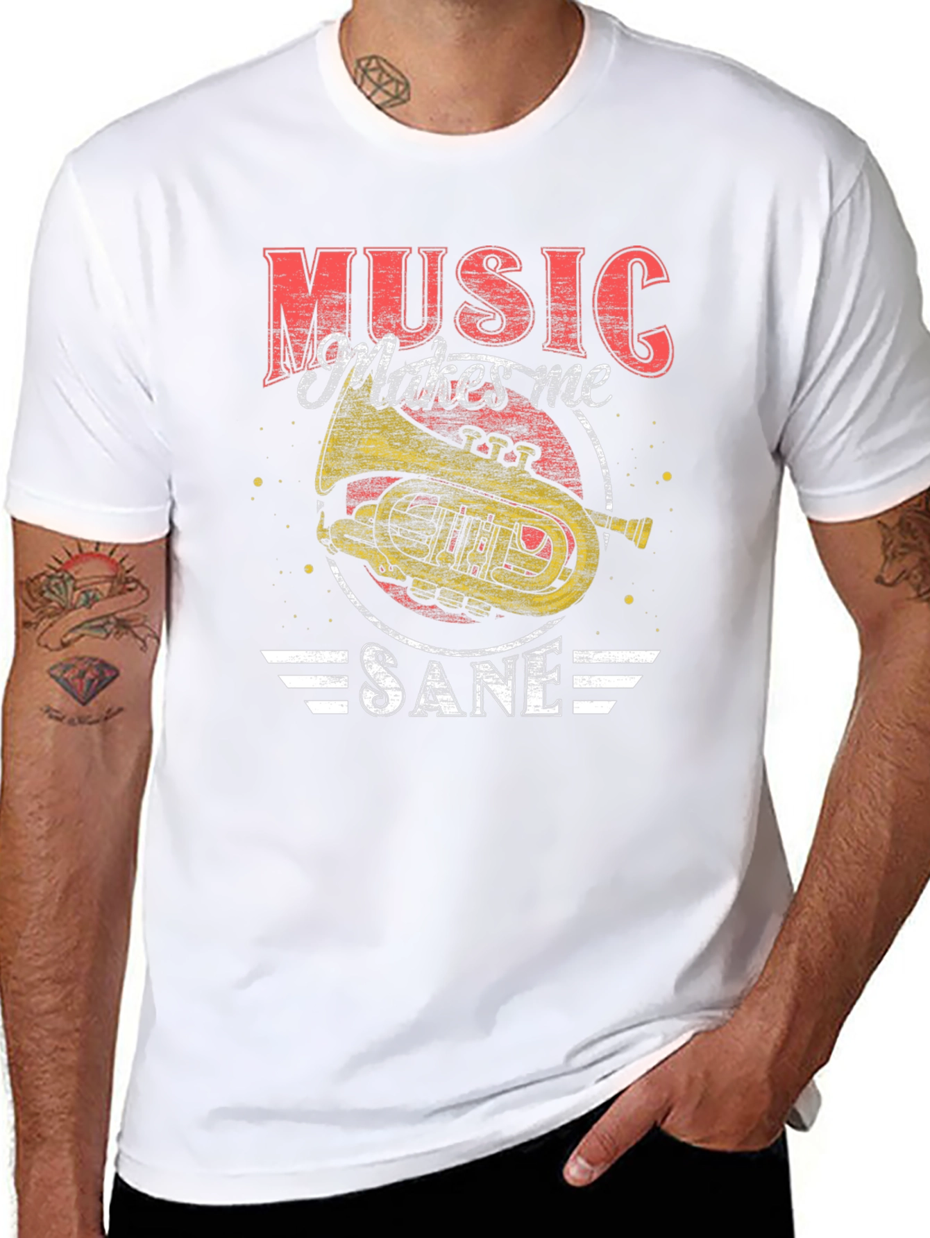 Music Makes Me Sane T-Shirt