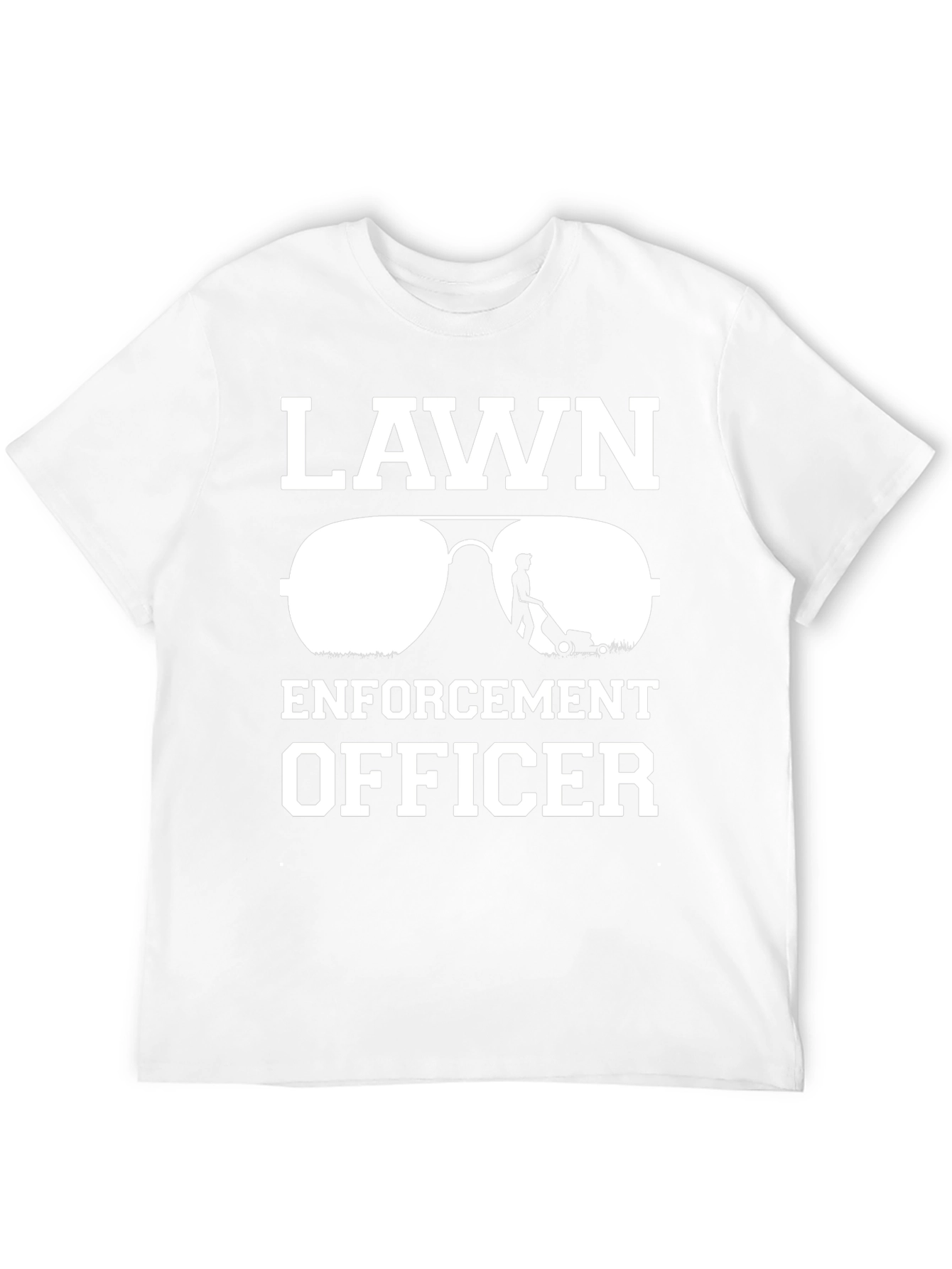 Lawn Enforcement Officer T-Shirt - Funny Landscaping Tee