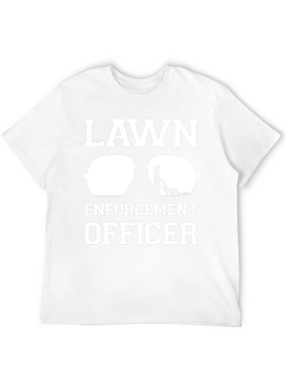 Lawn Enforcement Officer T-Shirt - Funny Landscaping Tee