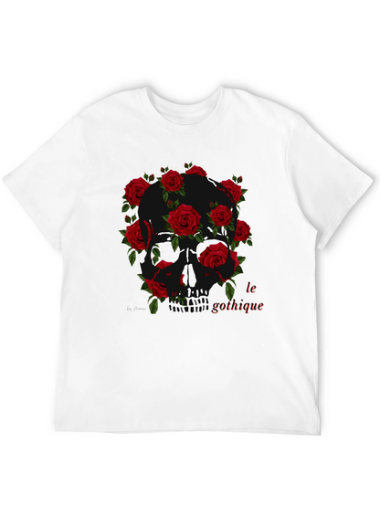 Gothic Skull Rose T-Shirt