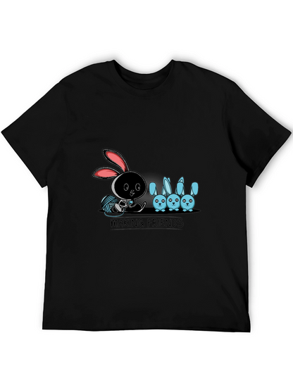 Making Friends Graphic T-Shirt - Bunny Design