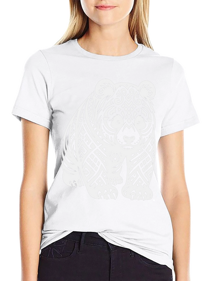 Tribal Panda T-Shirt - Black