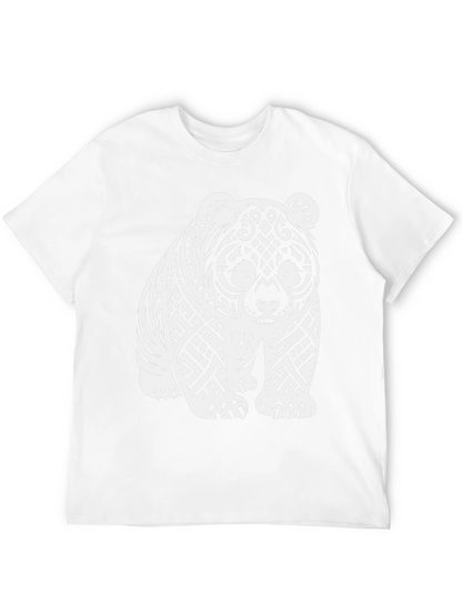 Tribal Panda T-Shirt - Black