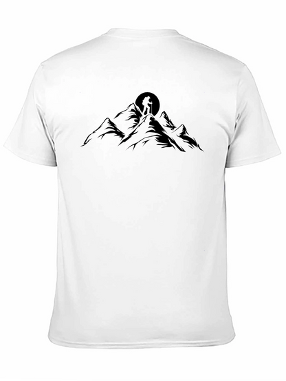 Mountain Hiker Graphic Tee - Black
