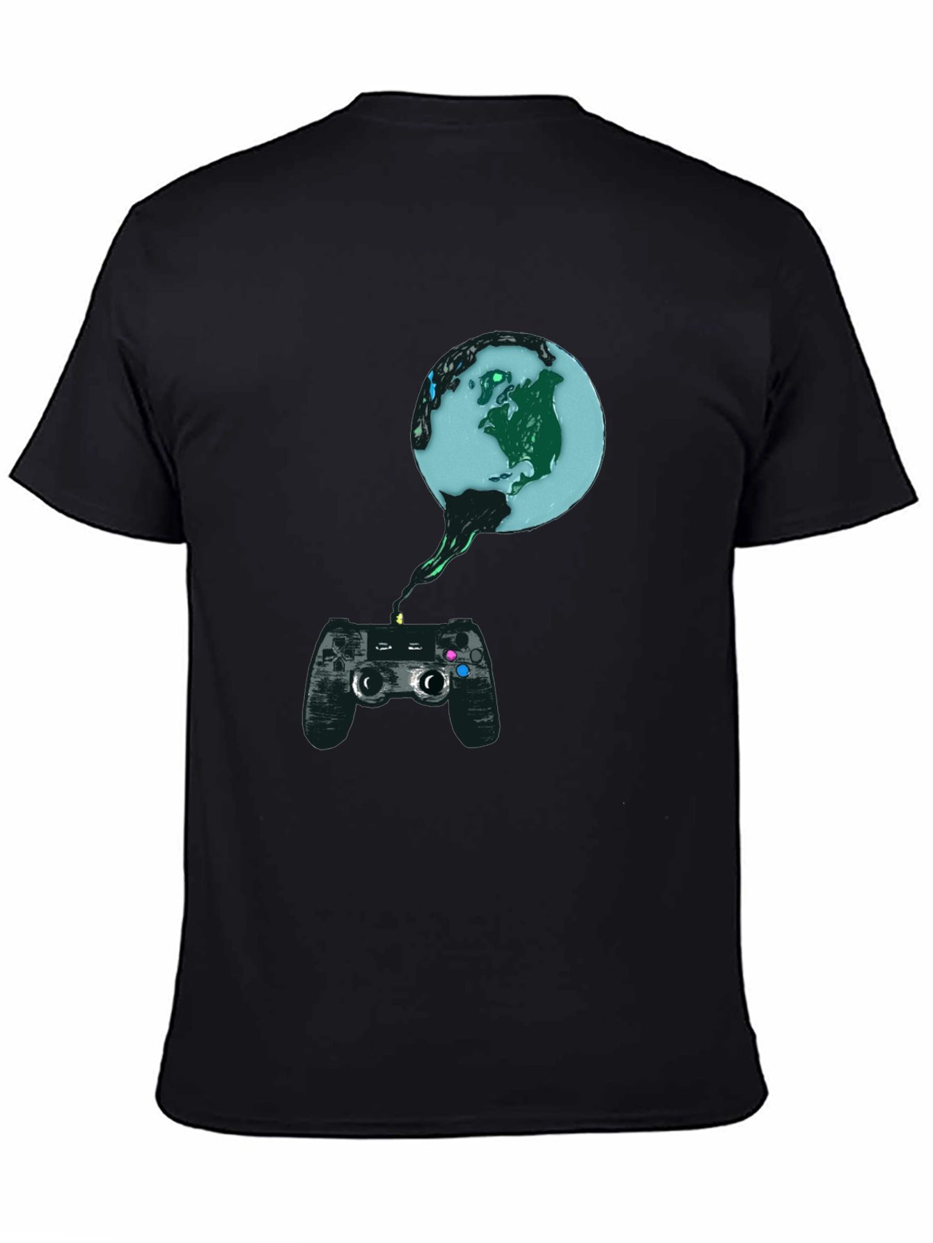 Gaming Earth T-Shirt - Controller Design
