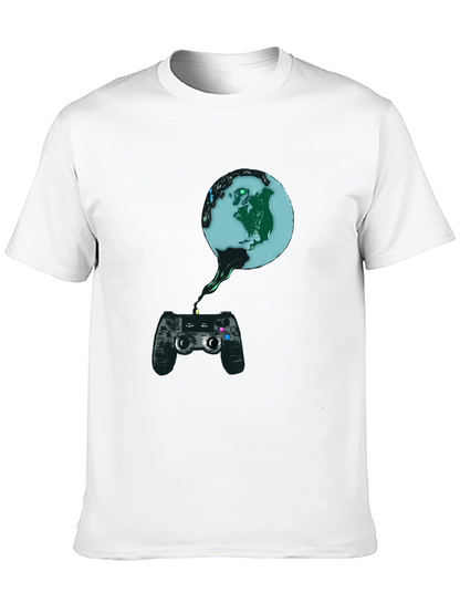 Gaming Earth T-Shirt - Controller Design