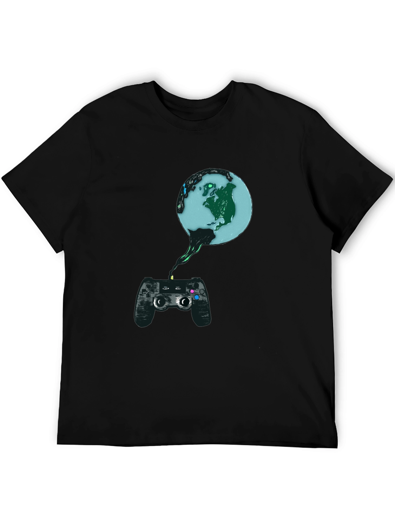 Gaming Earth T-Shirt - Controller Design