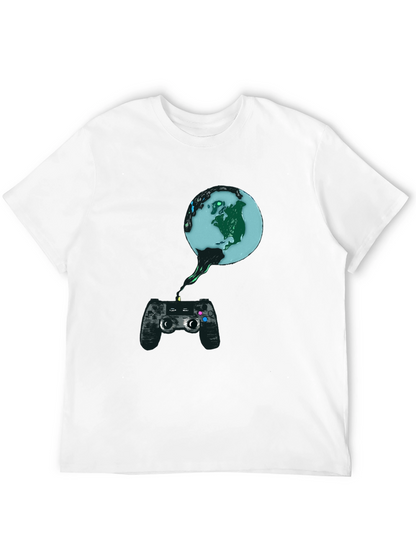 Gaming Earth T-Shirt - Controller Design