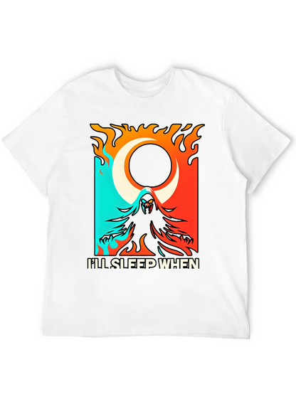 Ill Sleep When Im Dead Black Graphic Tee