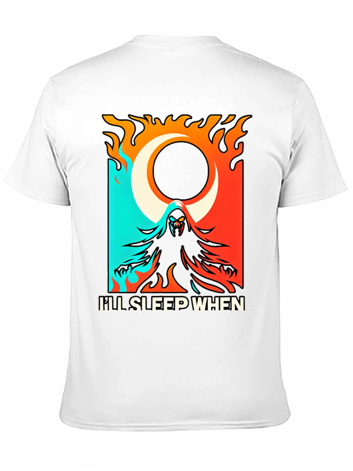 Ill Sleep When Im Dead Black Graphic Tee